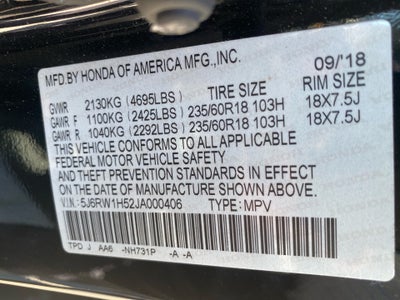 2018 Honda CR-V EX