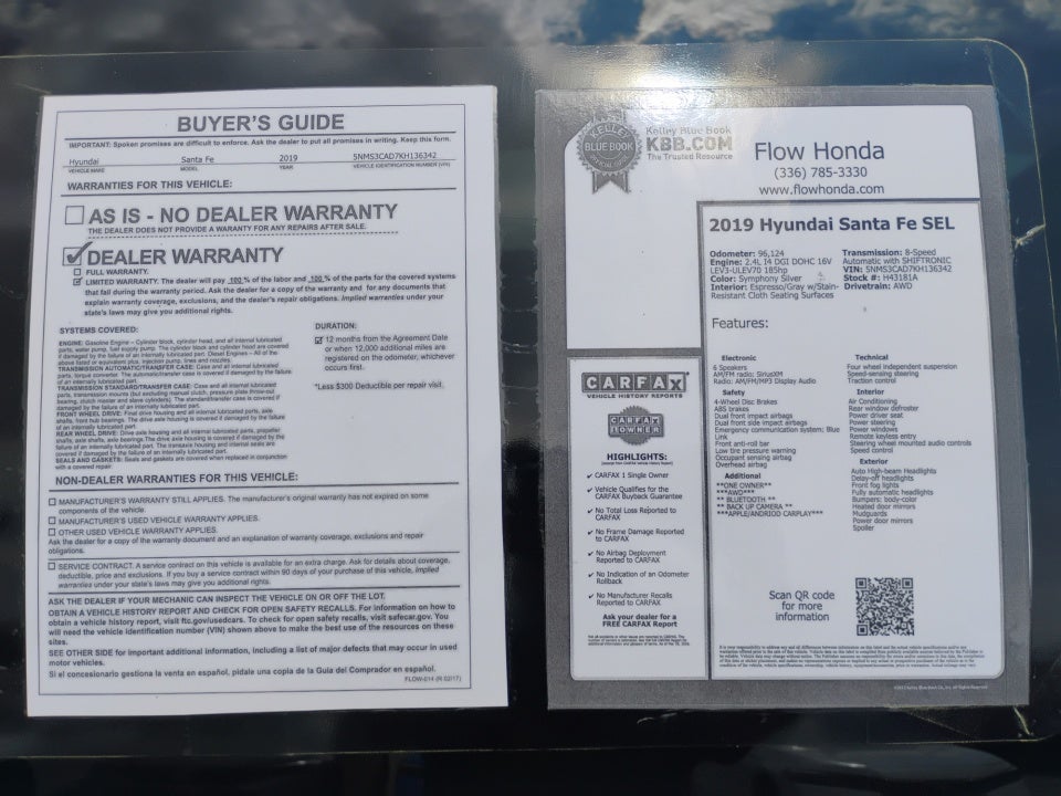 2019 Hyundai Santa Fe SEL