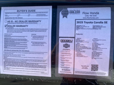 2025 Toyota Corolla SE