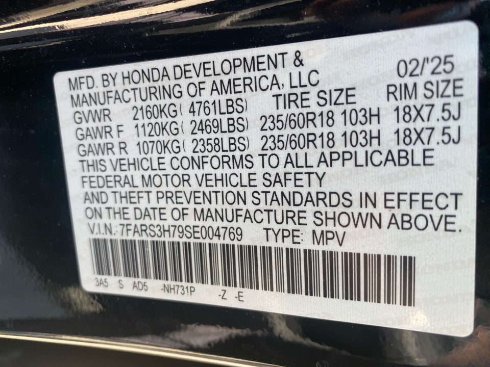 2025 Honda CR-V EX-L 2WD