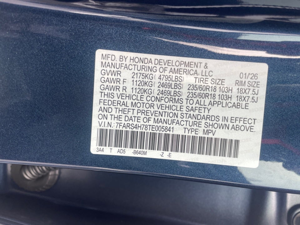 2026 Honda CR-V EX-L AWD