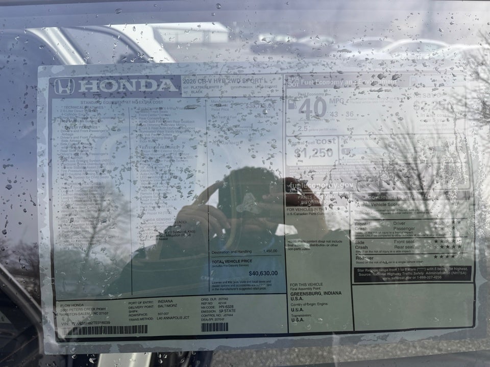 2026 Honda CR-V Hybrid 2WD Sport-L