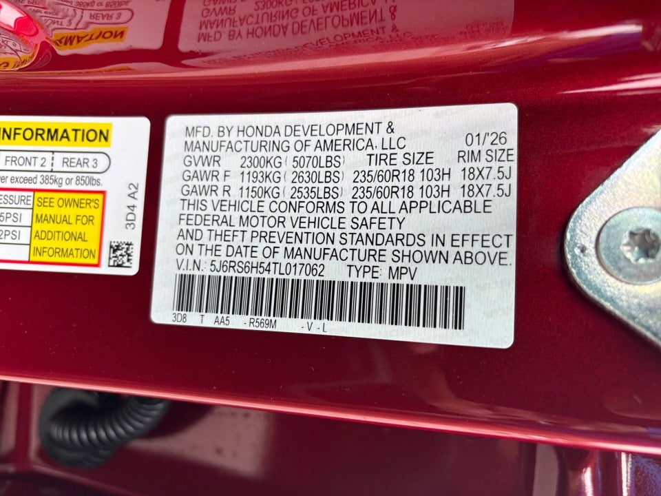 2026 Honda CR-V Hybrid 2WD Sport-L