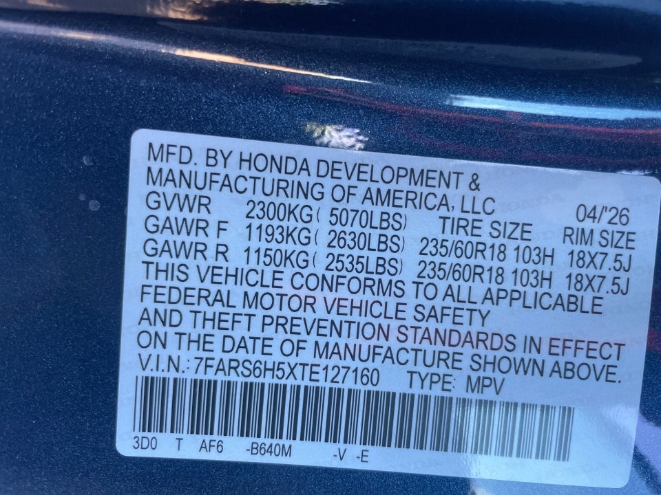 2026 Honda CR-V Hybrid AWD Sport