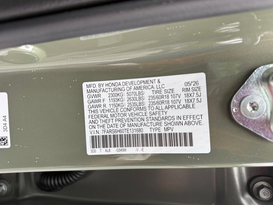 2026 Honda CR-V Hybrid AWD TrailSport