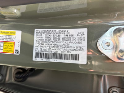 2026 Honda CR-V Hybrid AWD TrailSport