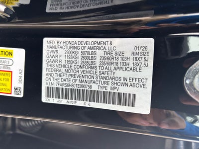 2026 Honda CR-V Hybrid AWD Sport-L