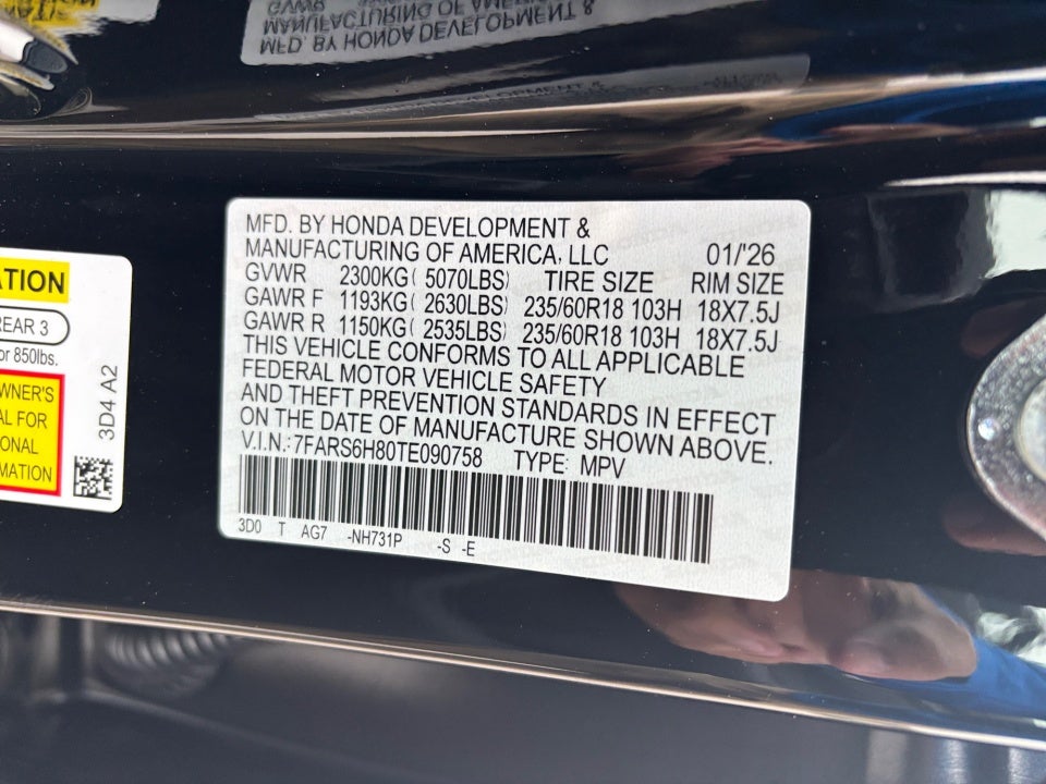 2026 Honda CR-V Hybrid AWD Sport-L