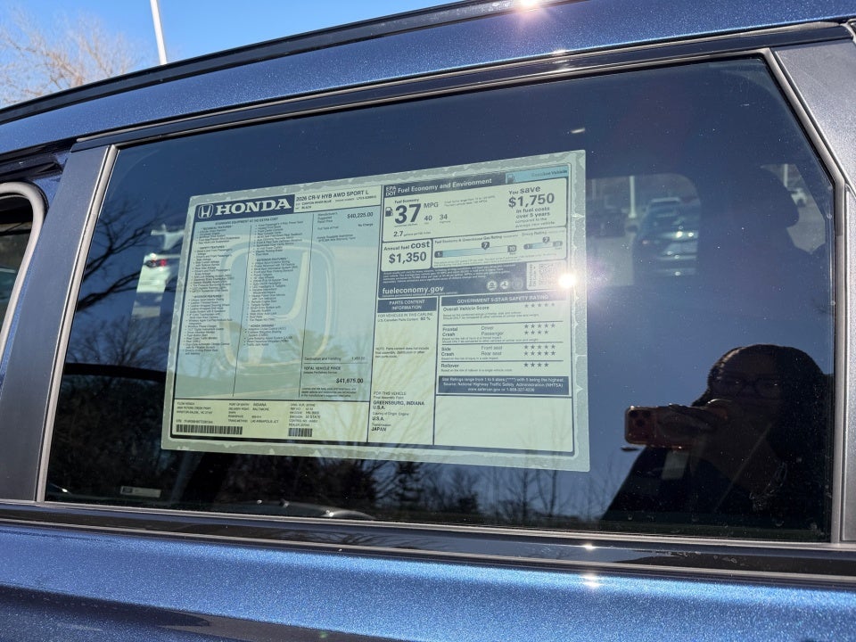 2026 Honda CR-V Hybrid AWD Sport-L