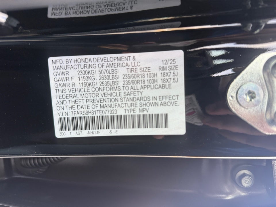 2026 Honda CR-V Hybrid AWD Sport-L