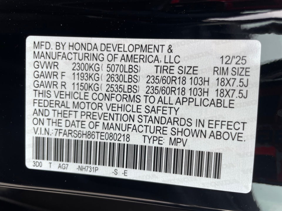 2026 Honda CR-V Hybrid AWD Sport-L