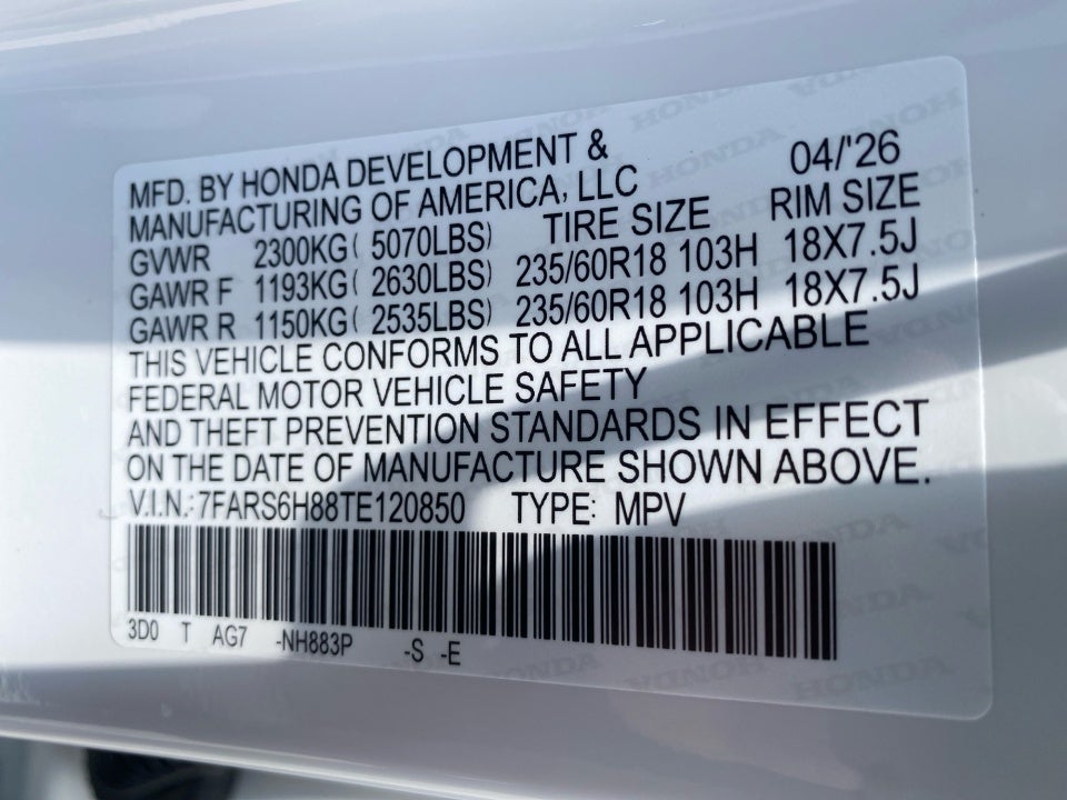 2026 Honda CR-V Hybrid Sport-L