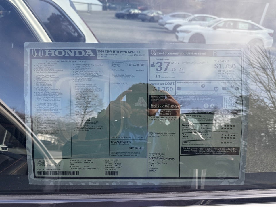 2026 Honda CR-V Hybrid AWD Sport-L