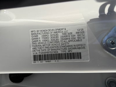 2026 Honda CR-V Hybrid AWD Sport-L