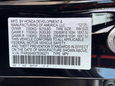 2026 Honda CR-V Hybrid AWD Sport-L