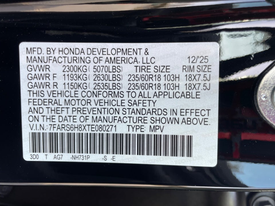 2026 Honda CR-V Hybrid AWD Sport-L