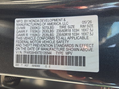 2026 Honda CR-V Hybrid AWD Sport-L