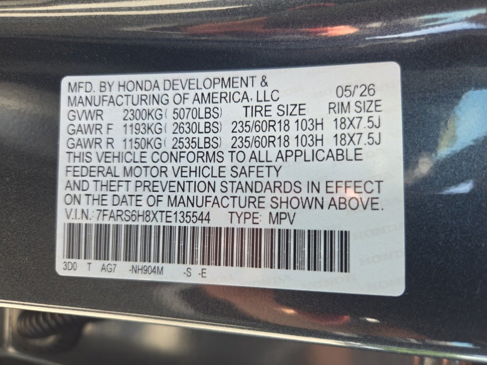 2026 Honda CR-V Hybrid AWD Sport-L