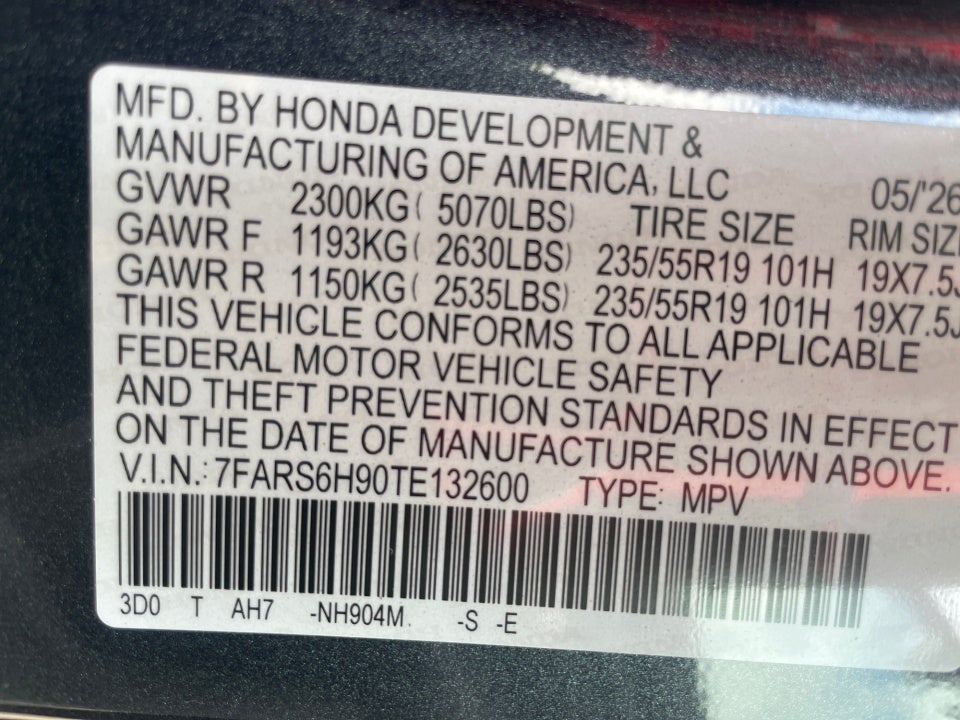 2026 Honda CR-V Hybrid AWD Sport Touring