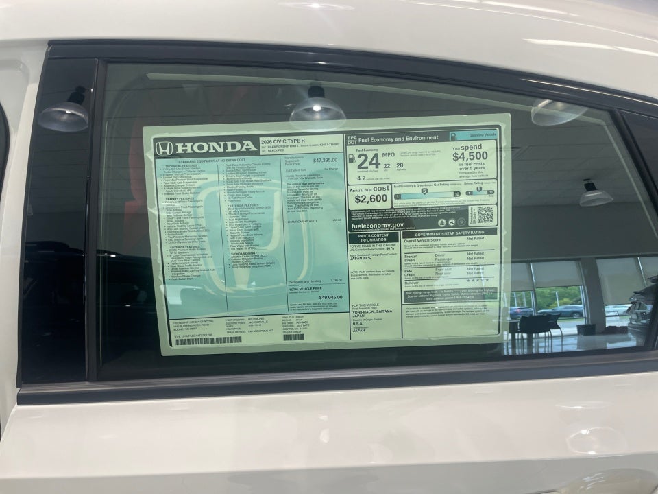 2026 Honda Civic Type R Manual