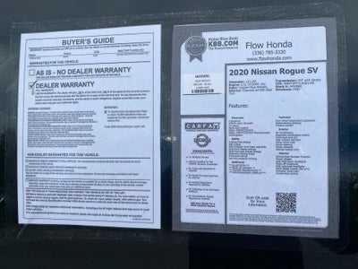 2020 Nissan Rogue SV FWD