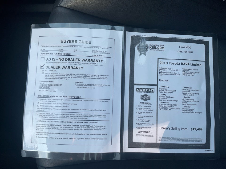 2018 Toyota RAV4 Limited