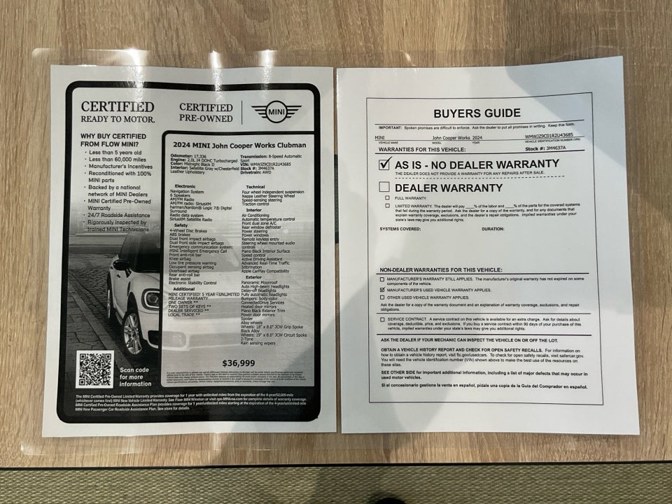 2024 MINI Clubman John Cooper Works