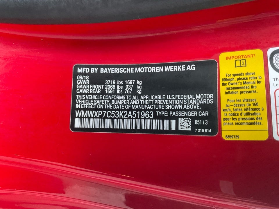 2019 MINI Hardtop 2 Door Cooper S