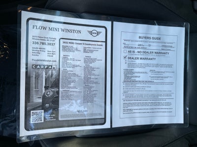 2022 MINI Countryman Cooper S