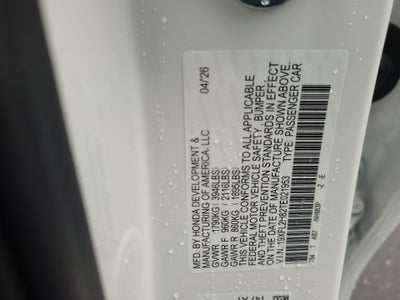 2026 Honda Civic Hatchback Sport