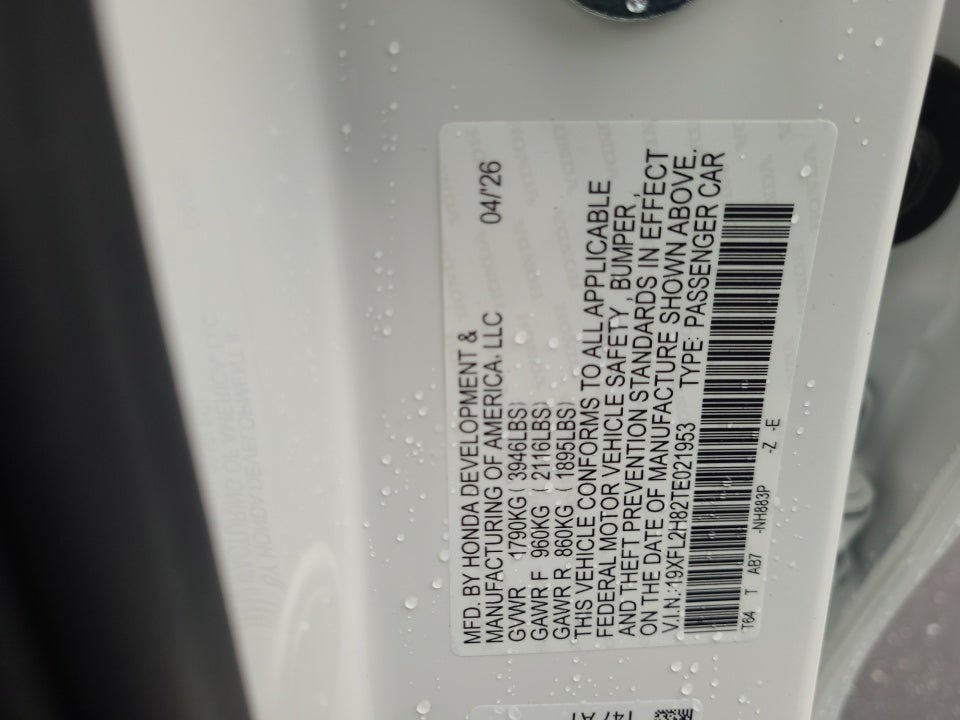2026 Honda Civic Hatchback Sport
