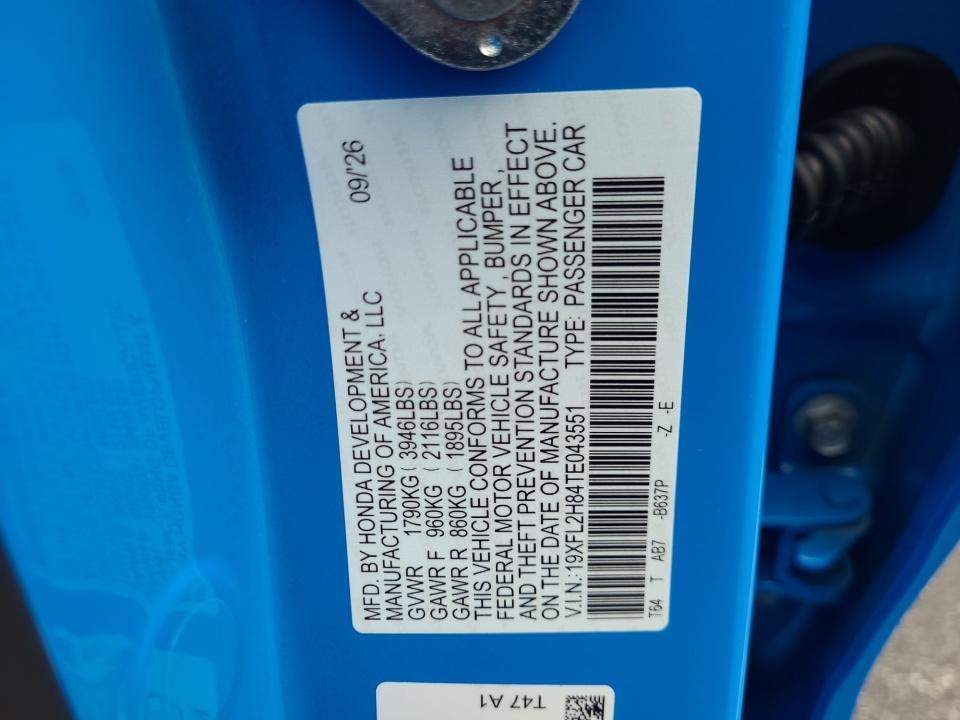 2026 Honda Civic Hatchback Sport