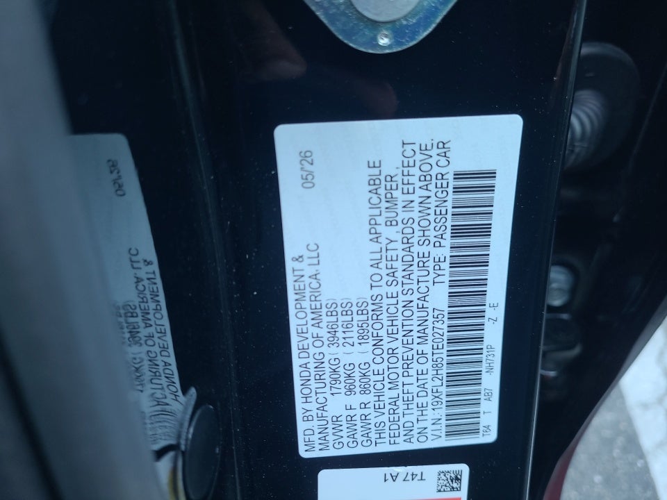 2026 Honda Civic Hatchback Sport