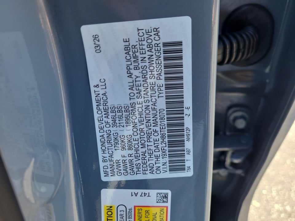 2026 Honda Civic Hatchback Sport