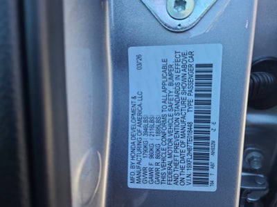 2026 Honda Civic Hatchback Sport