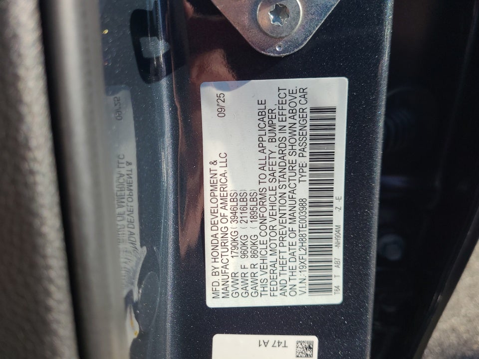 2026 Honda Civic Hatchback Sport