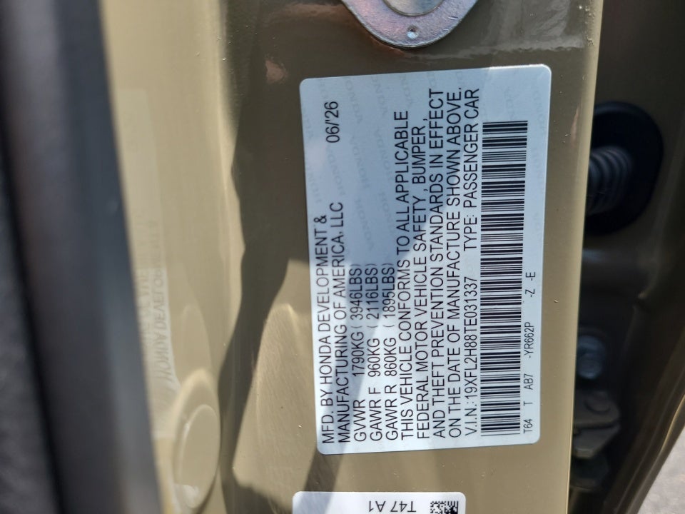 2026 Honda Civic Hatchback Sport