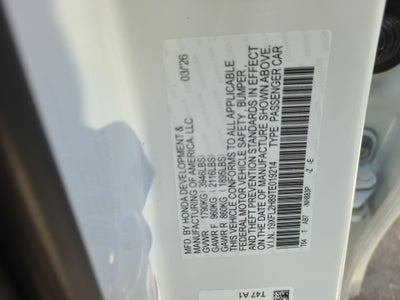 2026 Honda Civic Hatchback Sport