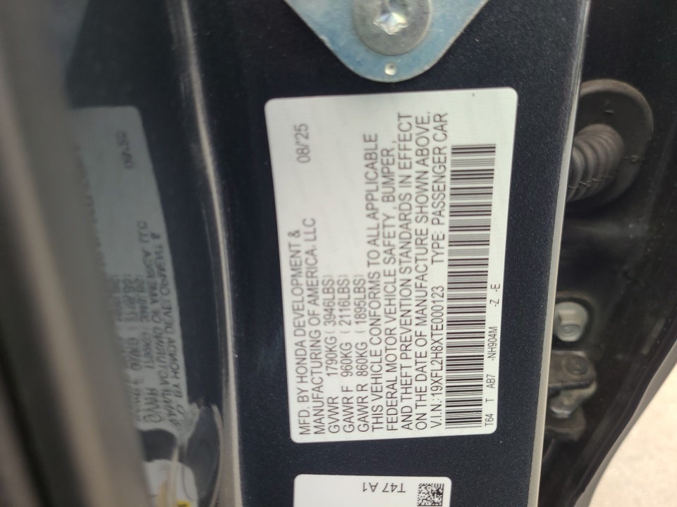 2026 Honda Civic Hatchback Sport