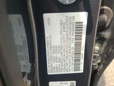 2026 Honda Civic Hybrid Sport Touring