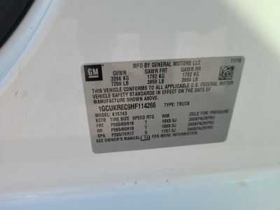 2017 Chevrolet Silverado 1500 2LT