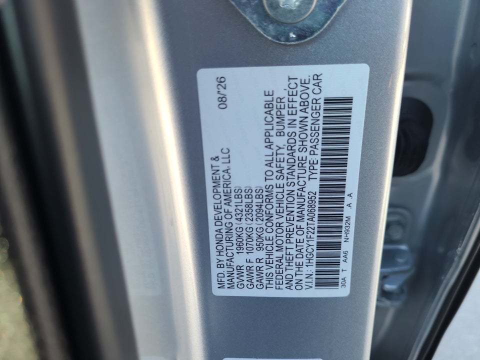 2026 Honda Accord Sedan LX