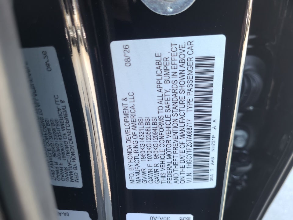 2026 Honda Accord Sedan LX