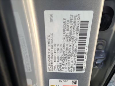 2026 Honda Accord Sedan LX