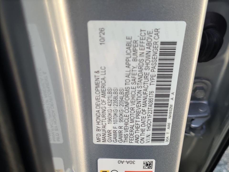 2026 Honda Accord Sedan LX