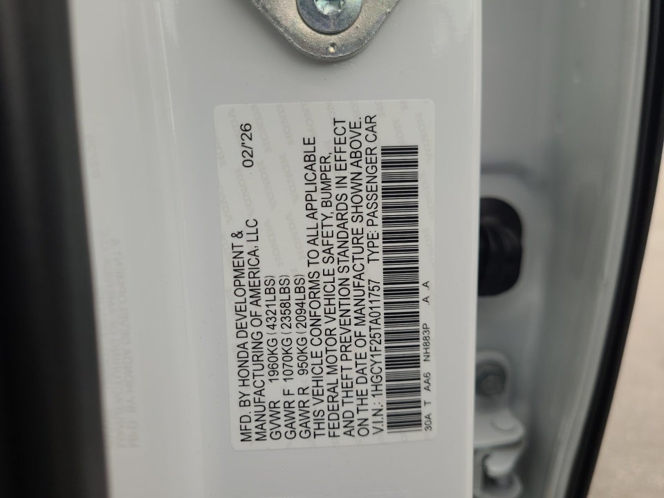 2026 Honda Accord Sedan LX