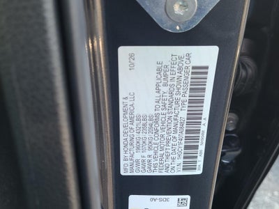 2026 Honda Accord Sedan SE