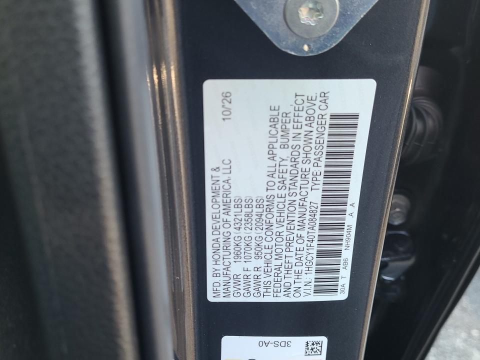2026 Honda Accord Sedan SE
