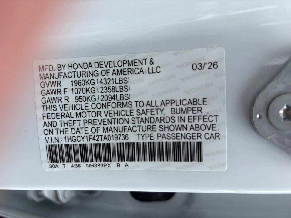 2026 Honda Accord SE - Photo 35