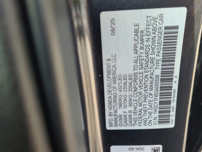 2025 Honda Accord Sedan SE